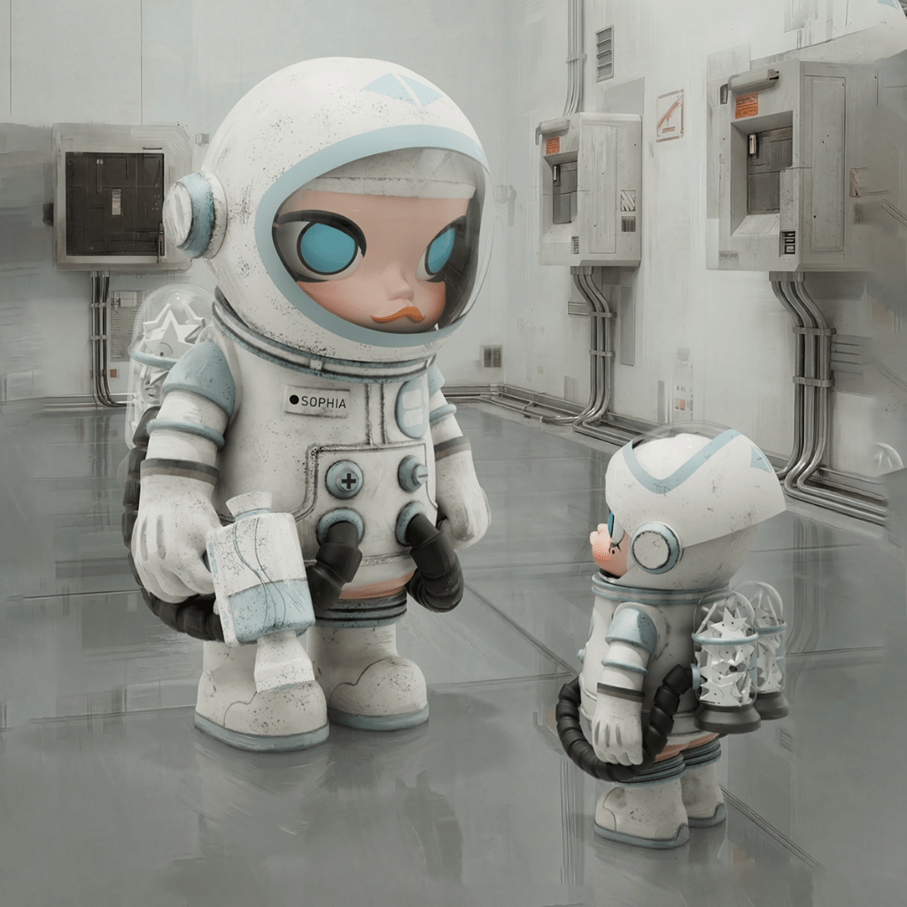 MEGA SPACE MOLLY Ashley Wood edition collectible figure by Pop Mart